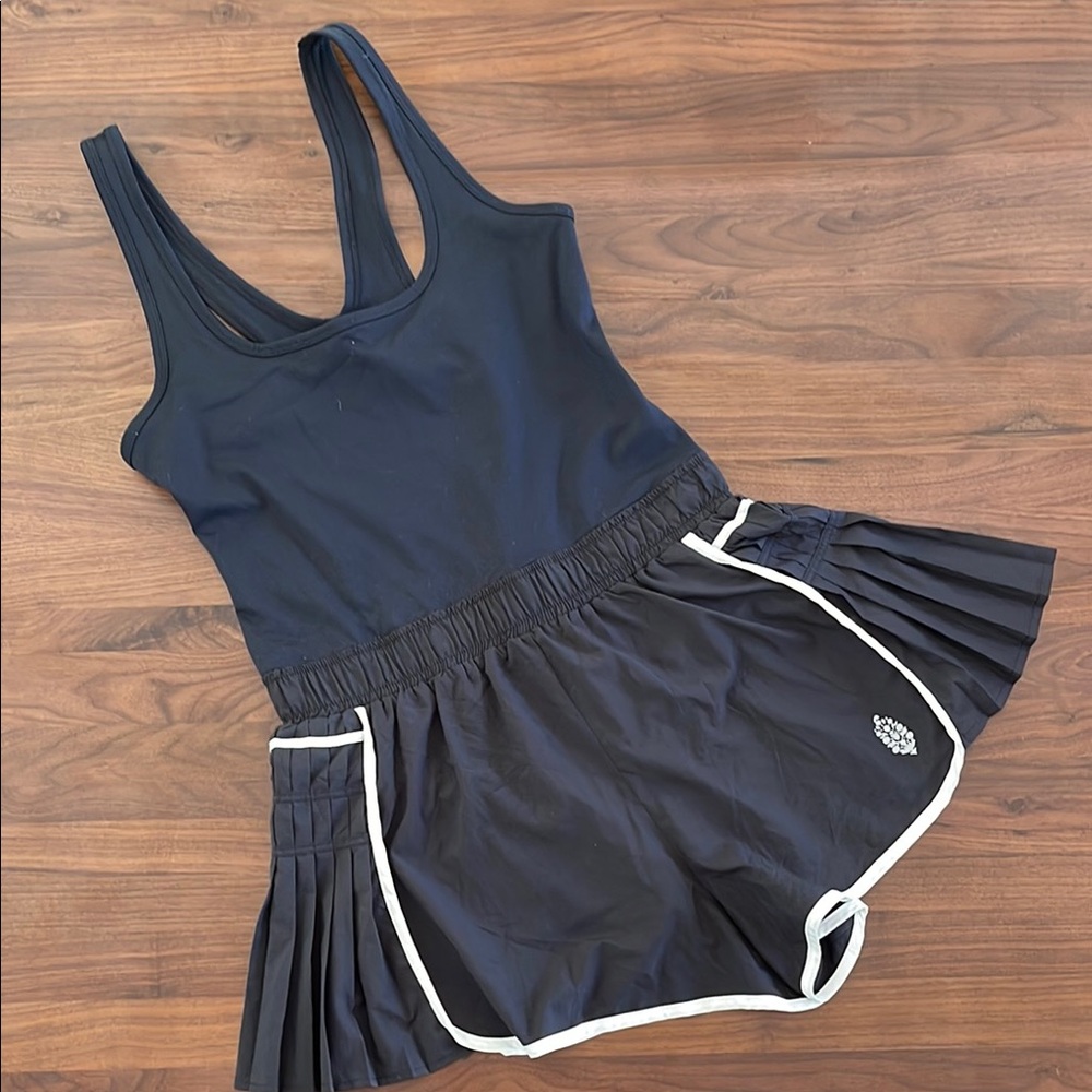 NWOT Free people movement tennis shorts romper/onesie Size Small